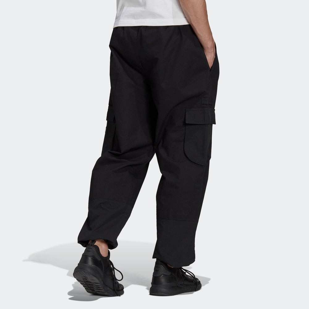 Men's adidas originals Cargo Pant Side Pocket Splicing Drawstring Bundle Feet Sports Pants/Trousers/ - 3