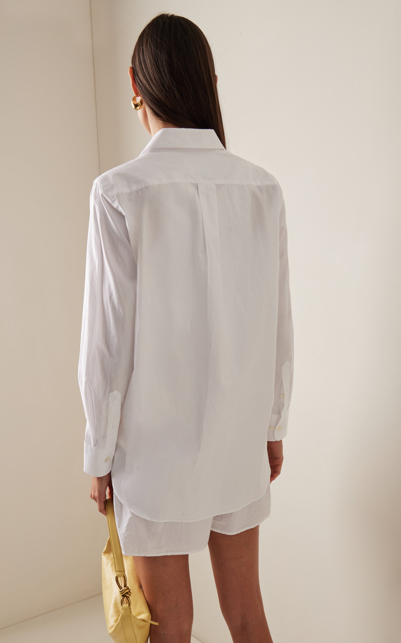 Classic Cotton Shirt white - 4