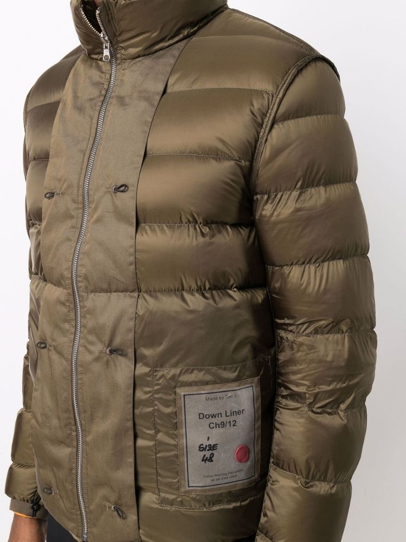 padded down jacket - 5