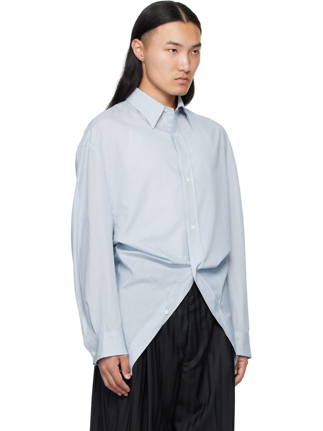 Blue Modified Shirt - 2