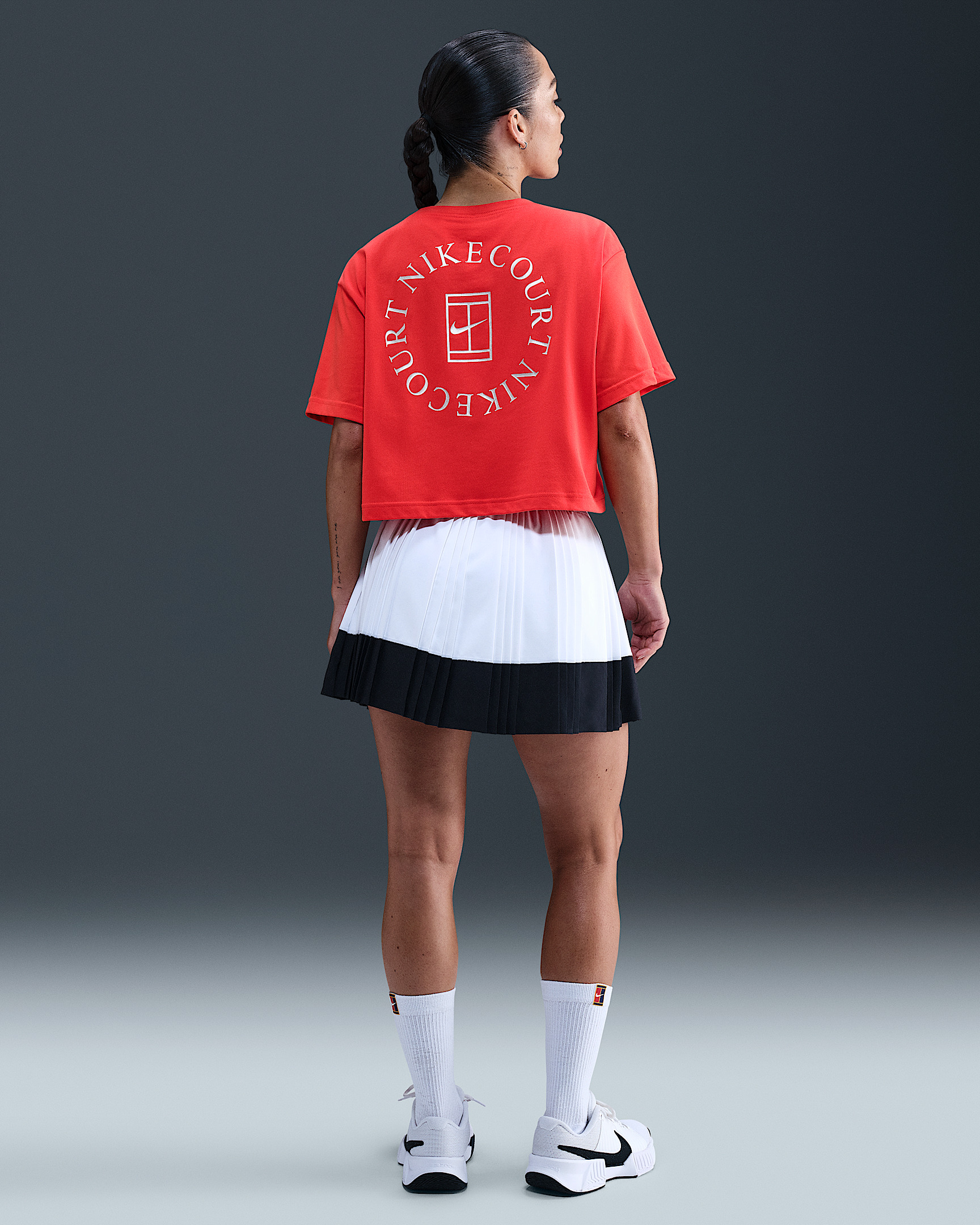 Nike Slam Women's Dri-FIT Short-Sleeve Cropped Tennis T-Shirt - 5