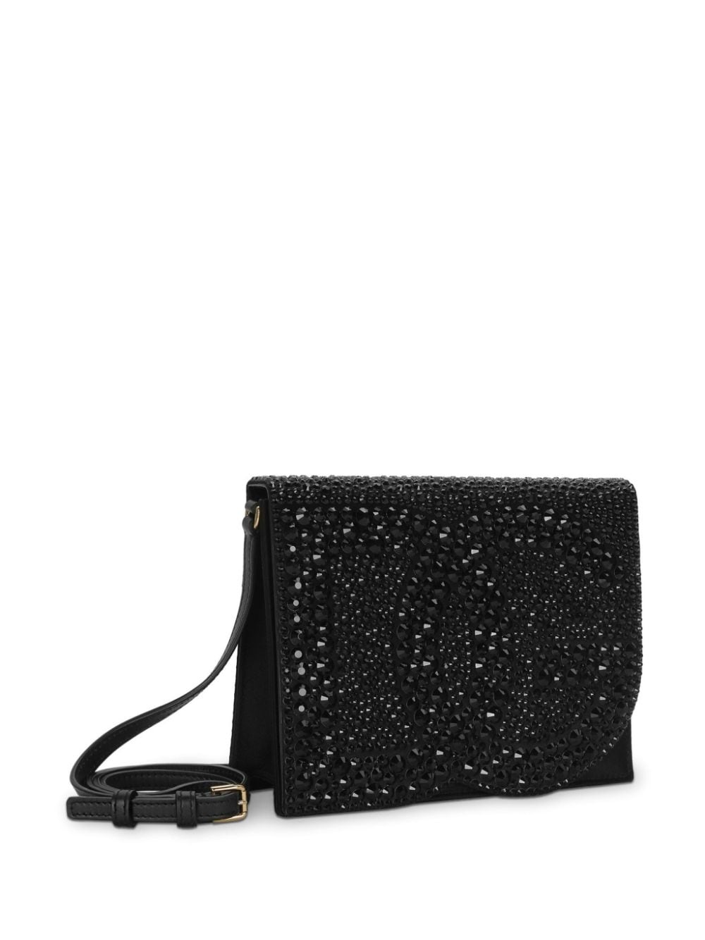 DG Logo rhinestone-embellished crossbody bag - 4