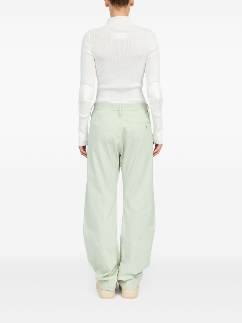 straight-leg trousers - 6