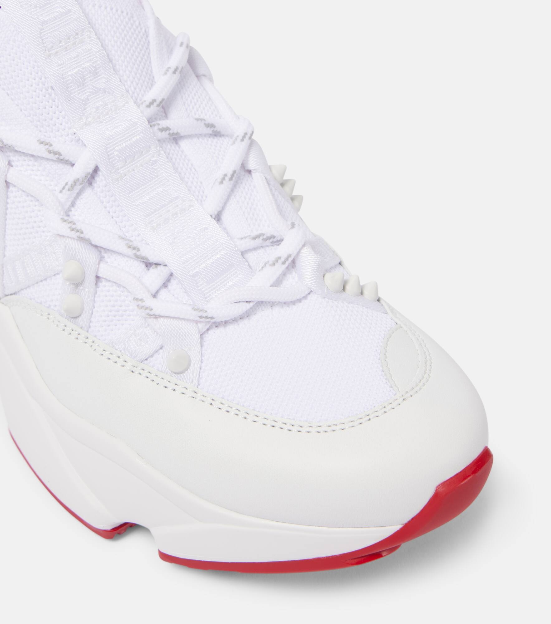 Trailnrun leather-trimmed sneakers - 5