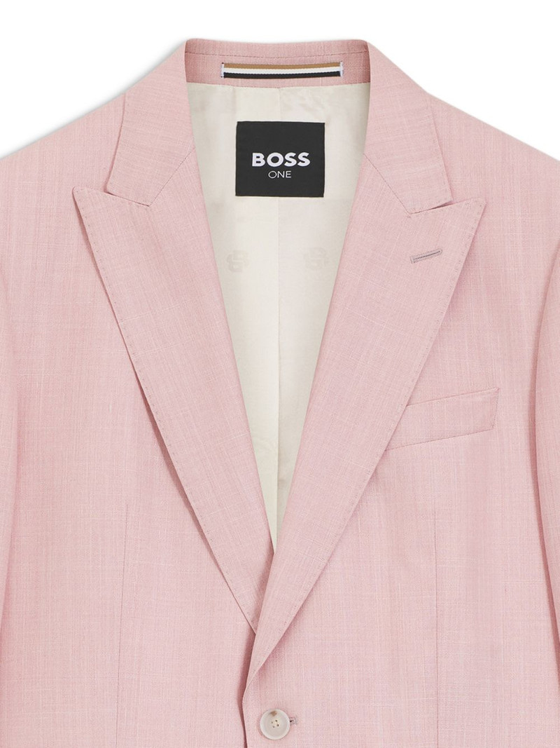 BOSS button-fastening suit jacket outlook