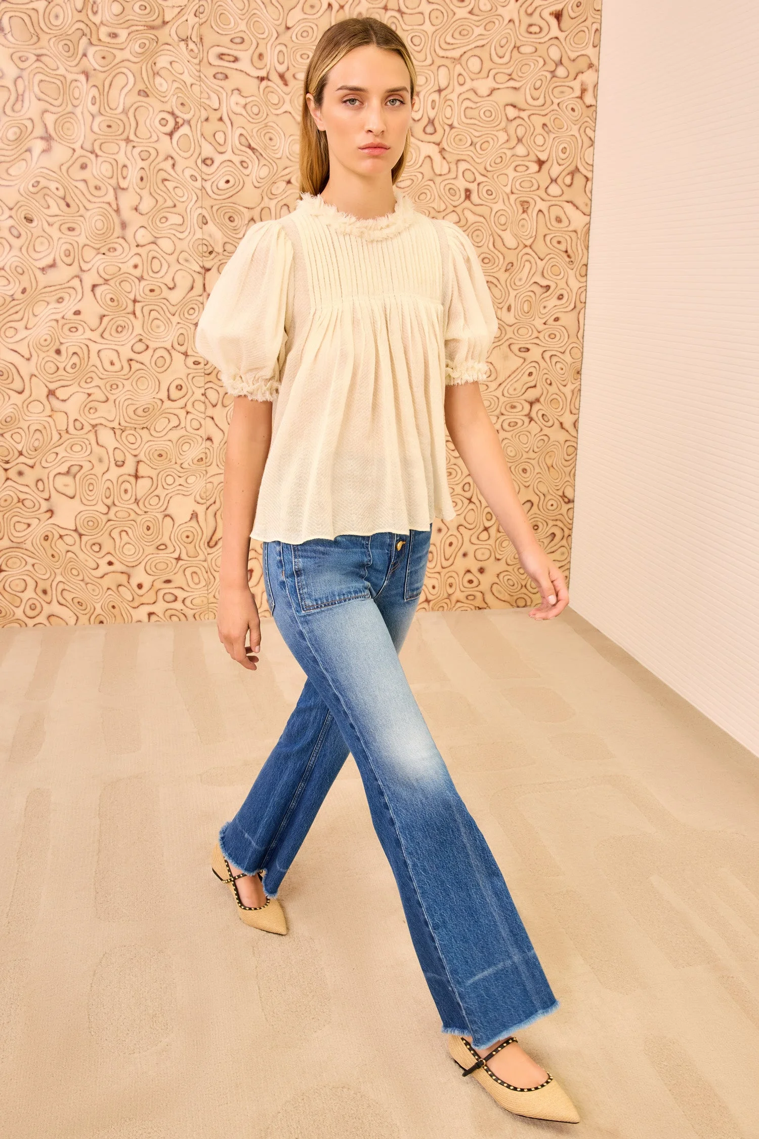 Karlyn Puff Sleeve Top - 1