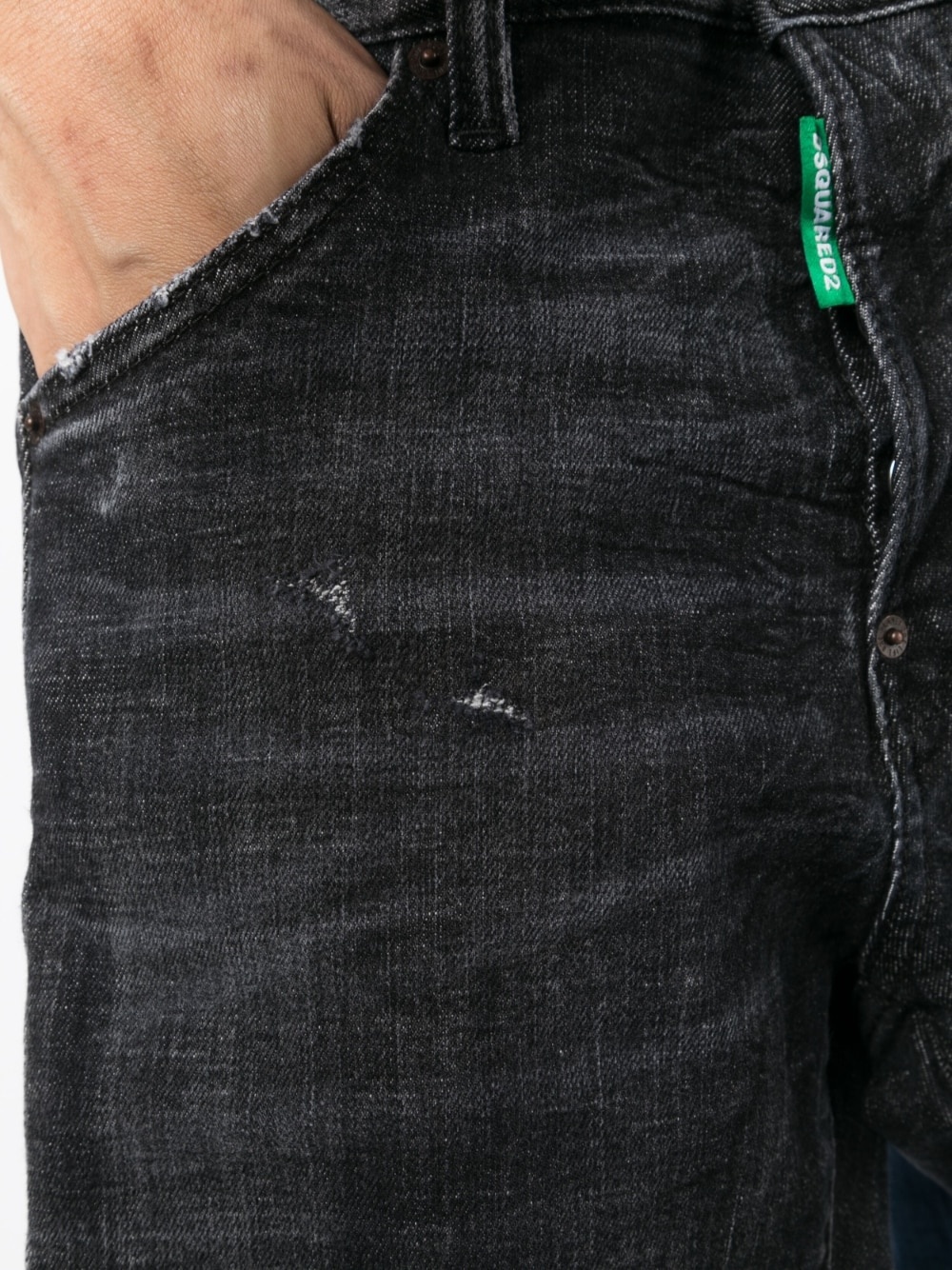 distressed slim-fit jeans - 5