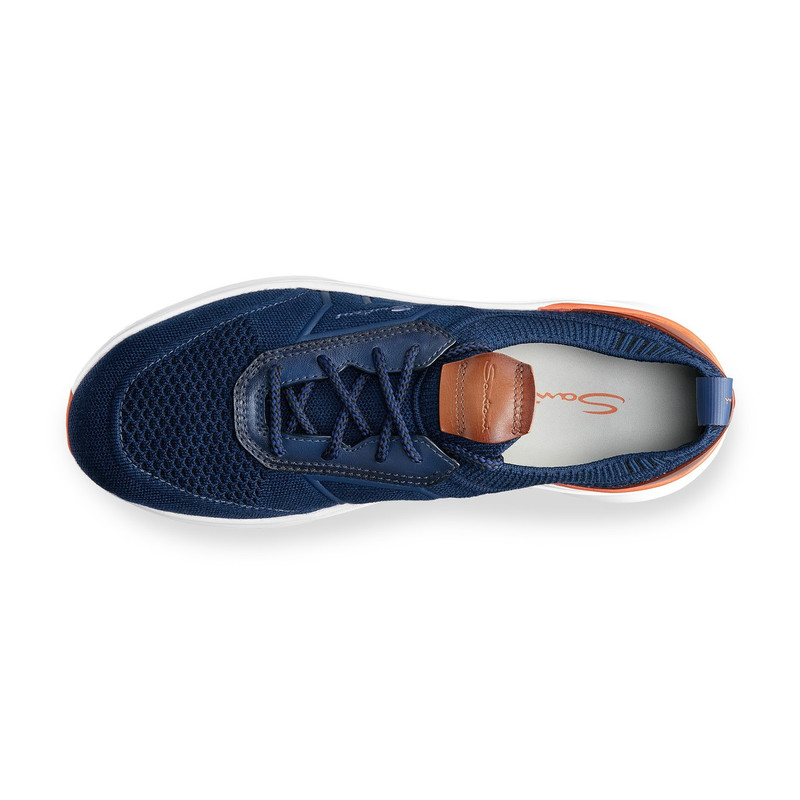 Men's blue stretch knit Easy Bounce sneaker 4