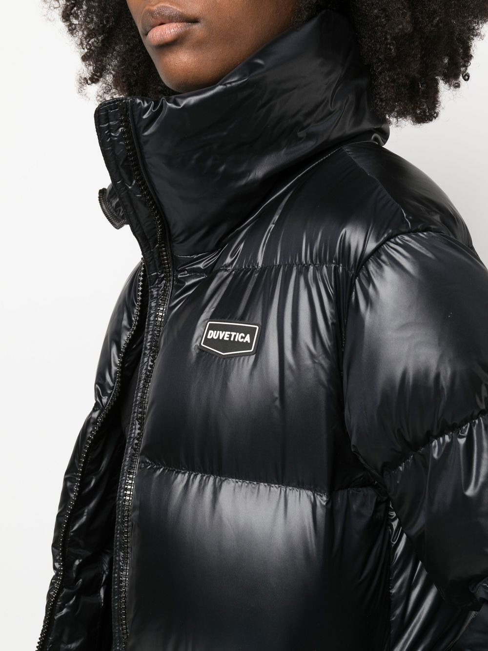 padded mid-length coat - 5