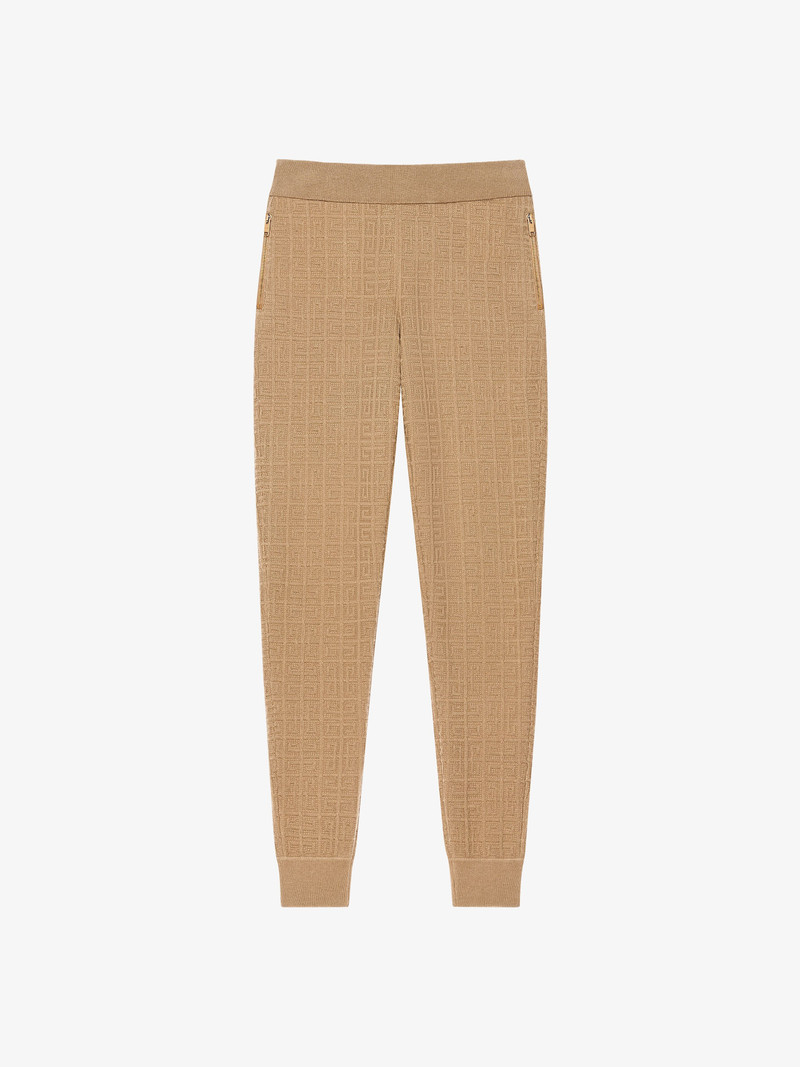 SLIM FIT JOGGER PANTS IN 4G CASHMERE 1