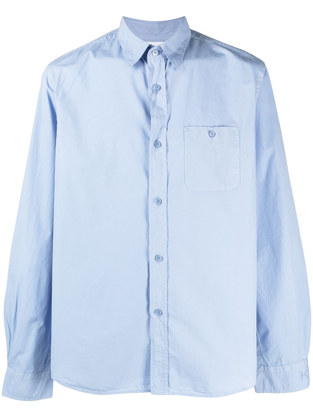 pocket-detail shirt - 1