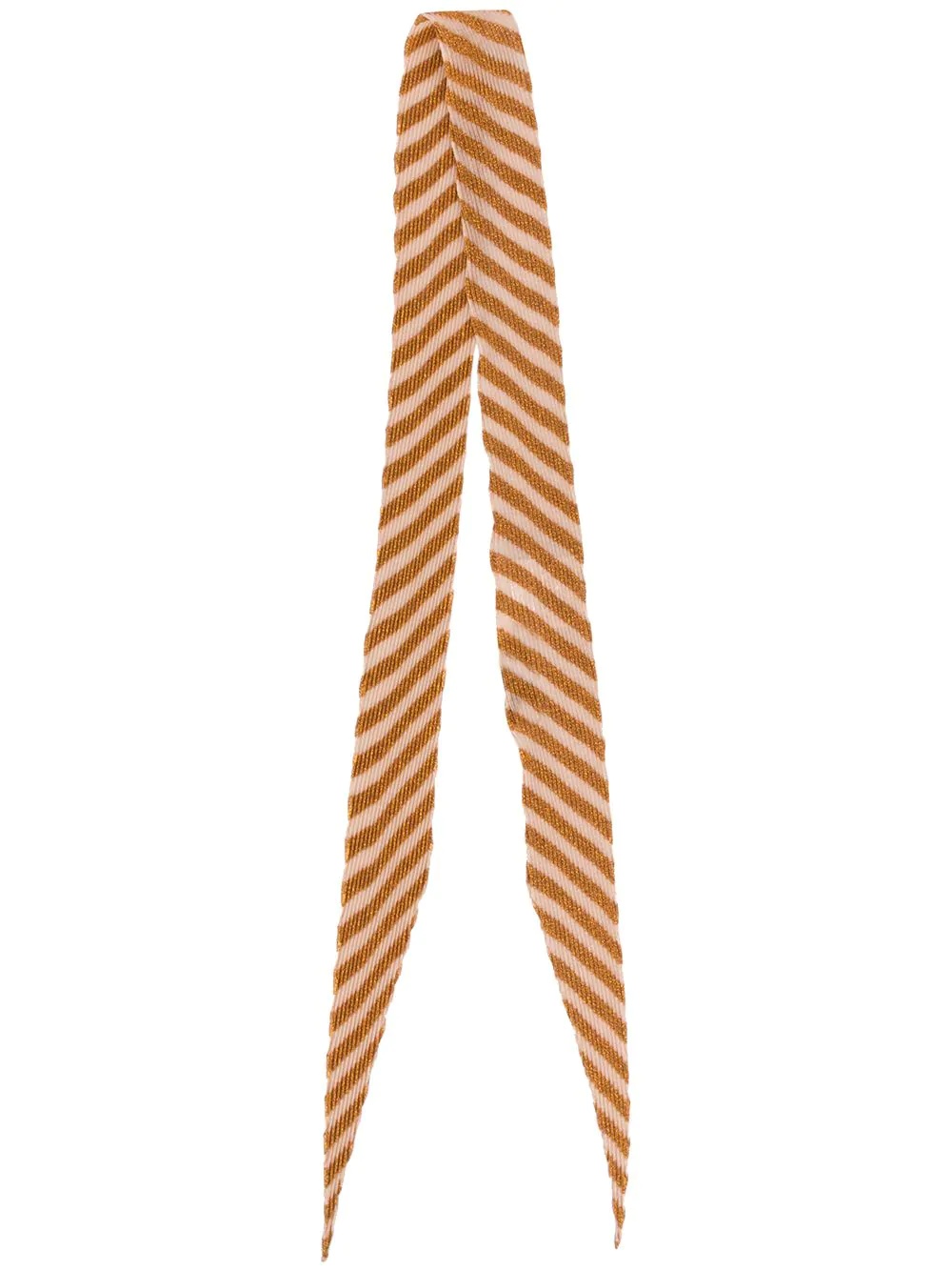 striped neck-tie scarf - 1