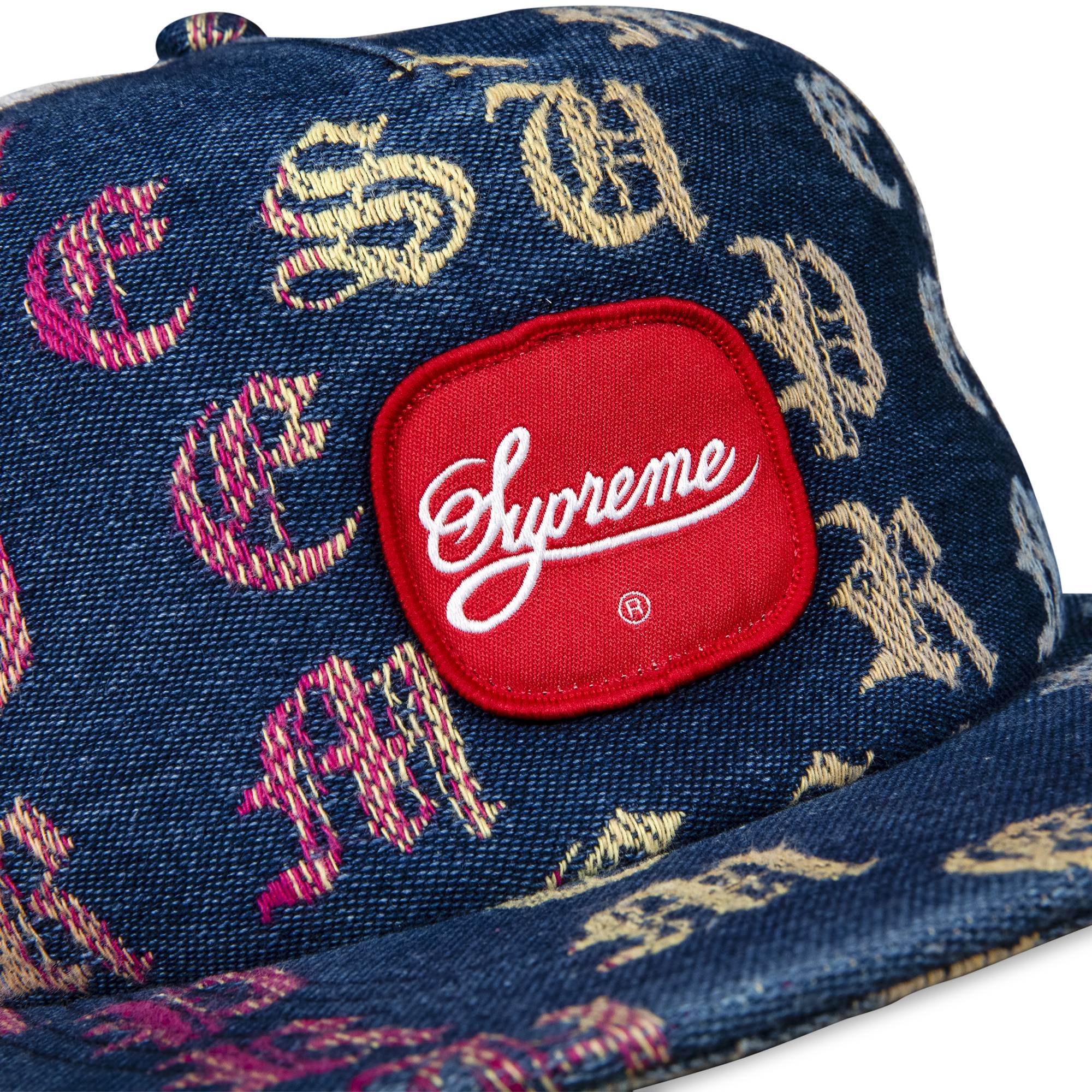 Supreme Gradient Jacquard Denim Mesh 5-Panel 'Blue' - 3