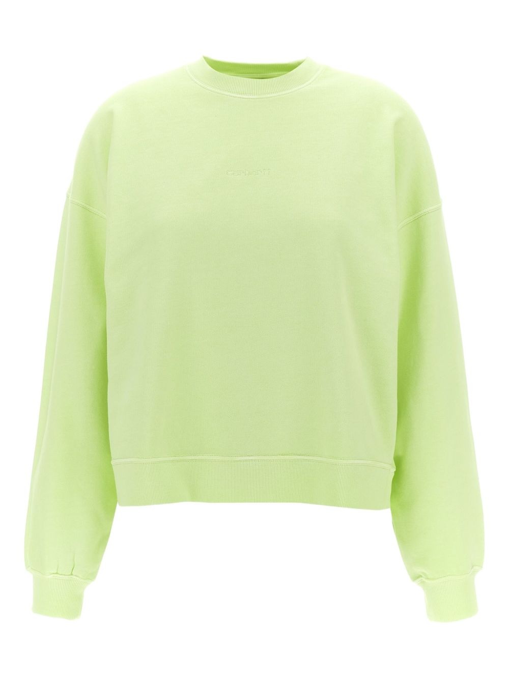 logo-embroidered sweatshirt - 1
