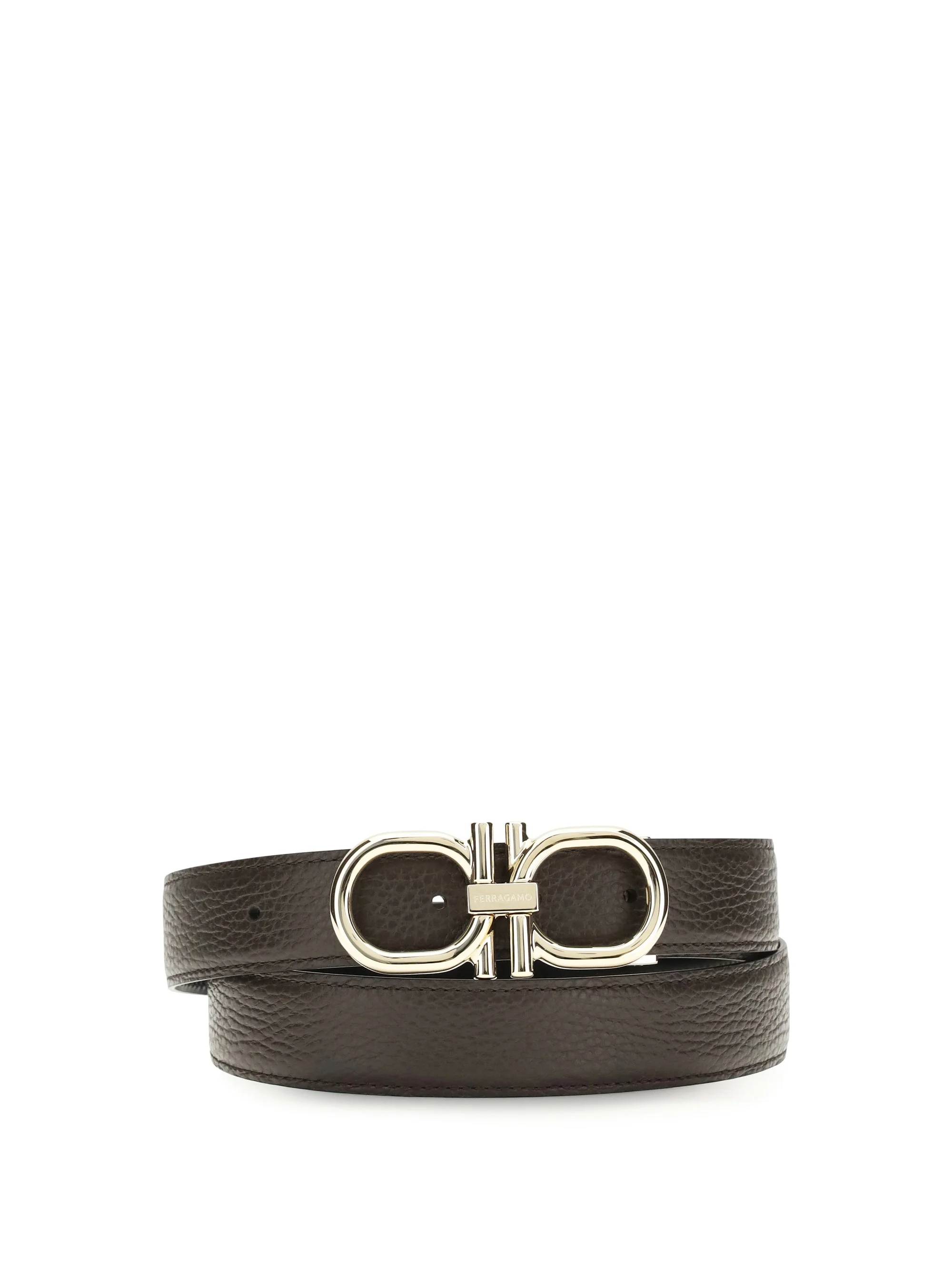 Ferragamo Men Reversible And Adjustable Gancini Belt - 1