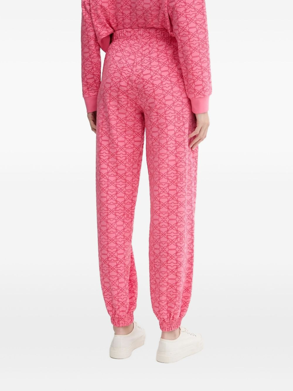 logo-print cuffed joggers - 2
