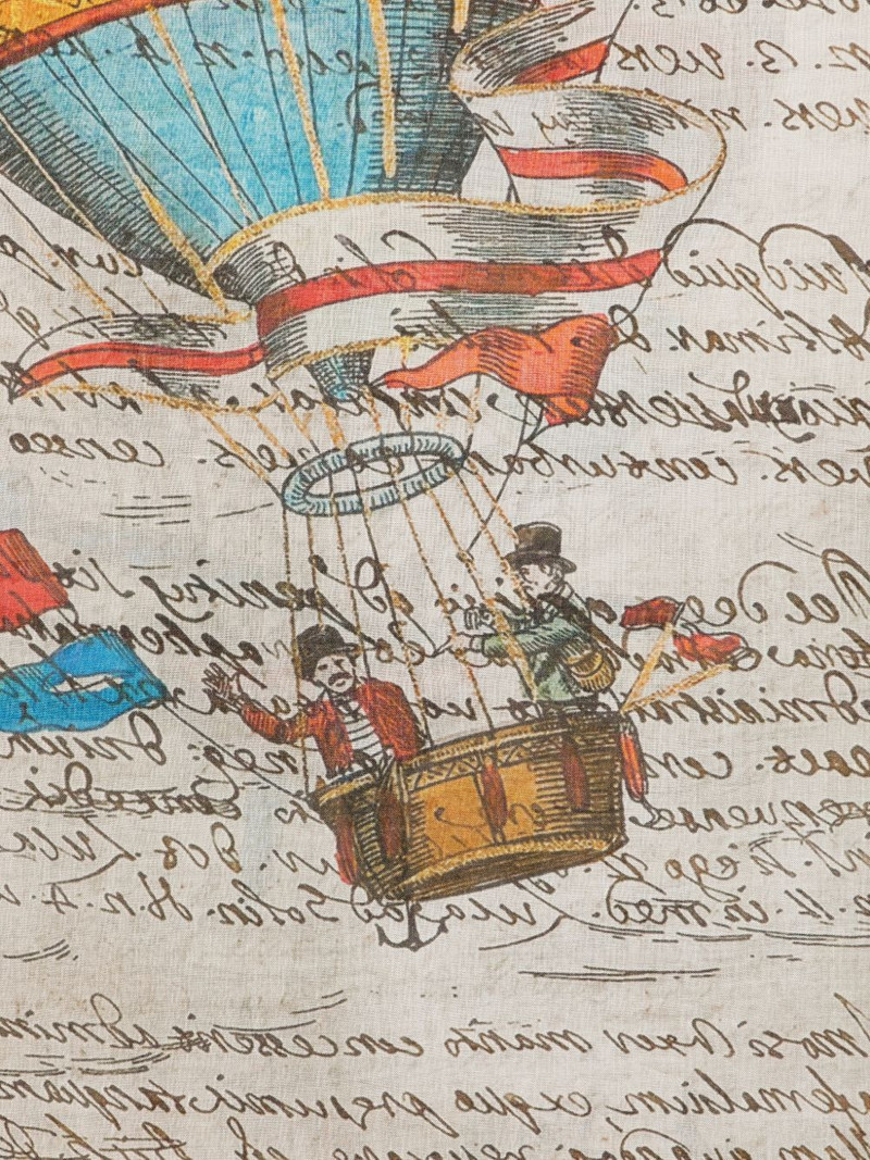 Faliero Sarti Balloon printed scarf outlook