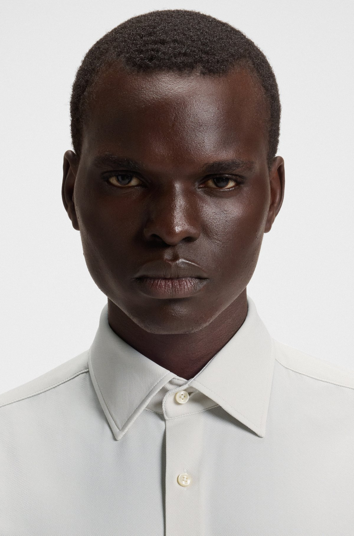PRINTED SLIM-FIT SHIRT IN PERFORMANCE-STRETCH FABRIC - 3