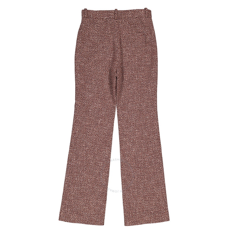 Chloe Ladies Multicolor Boucle Flared Trousers - 2