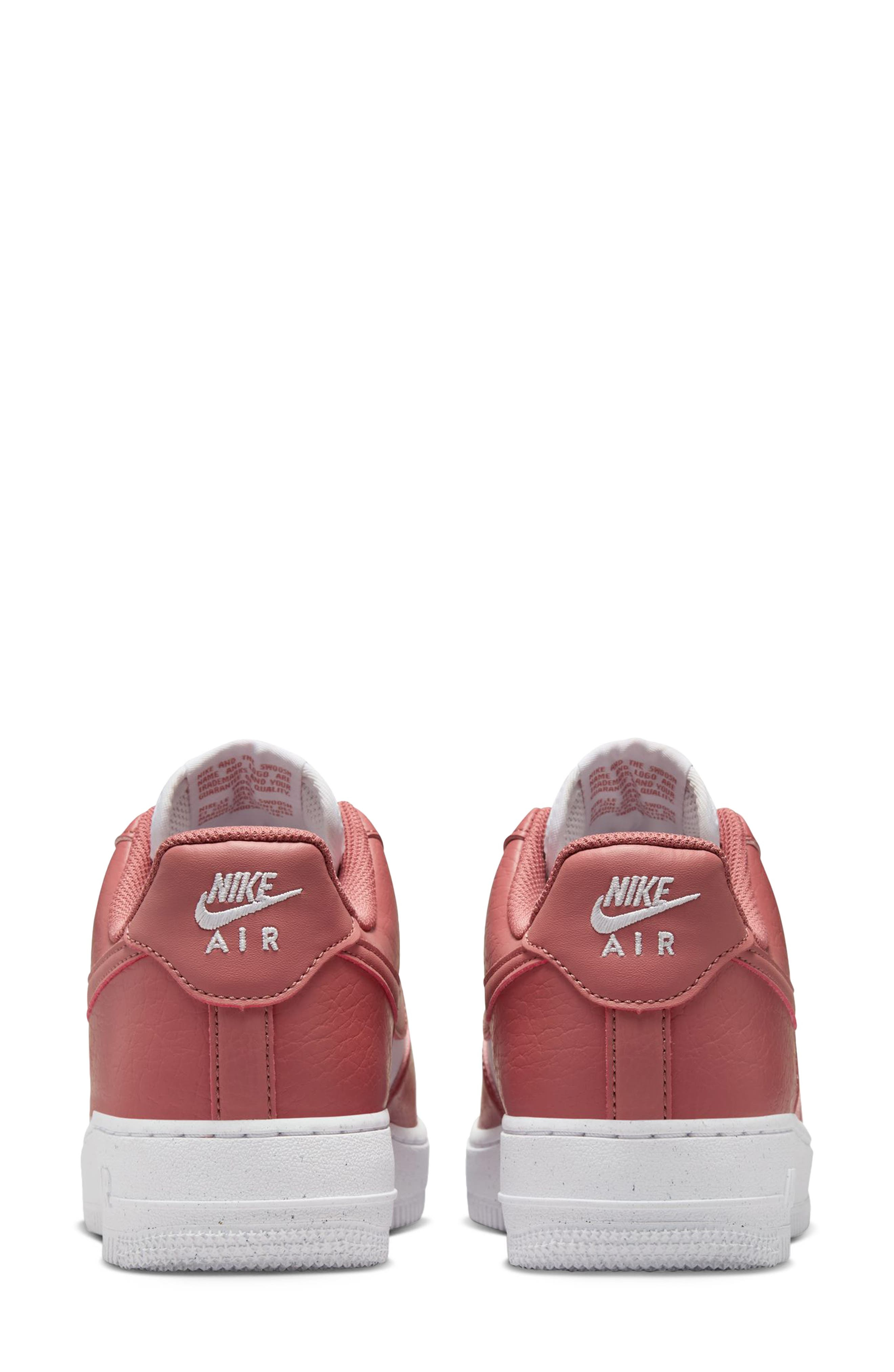 Nike Air Force 1 '07 SE Sneaker in White/Pink/Metallic Silver at Nordstrom - 5