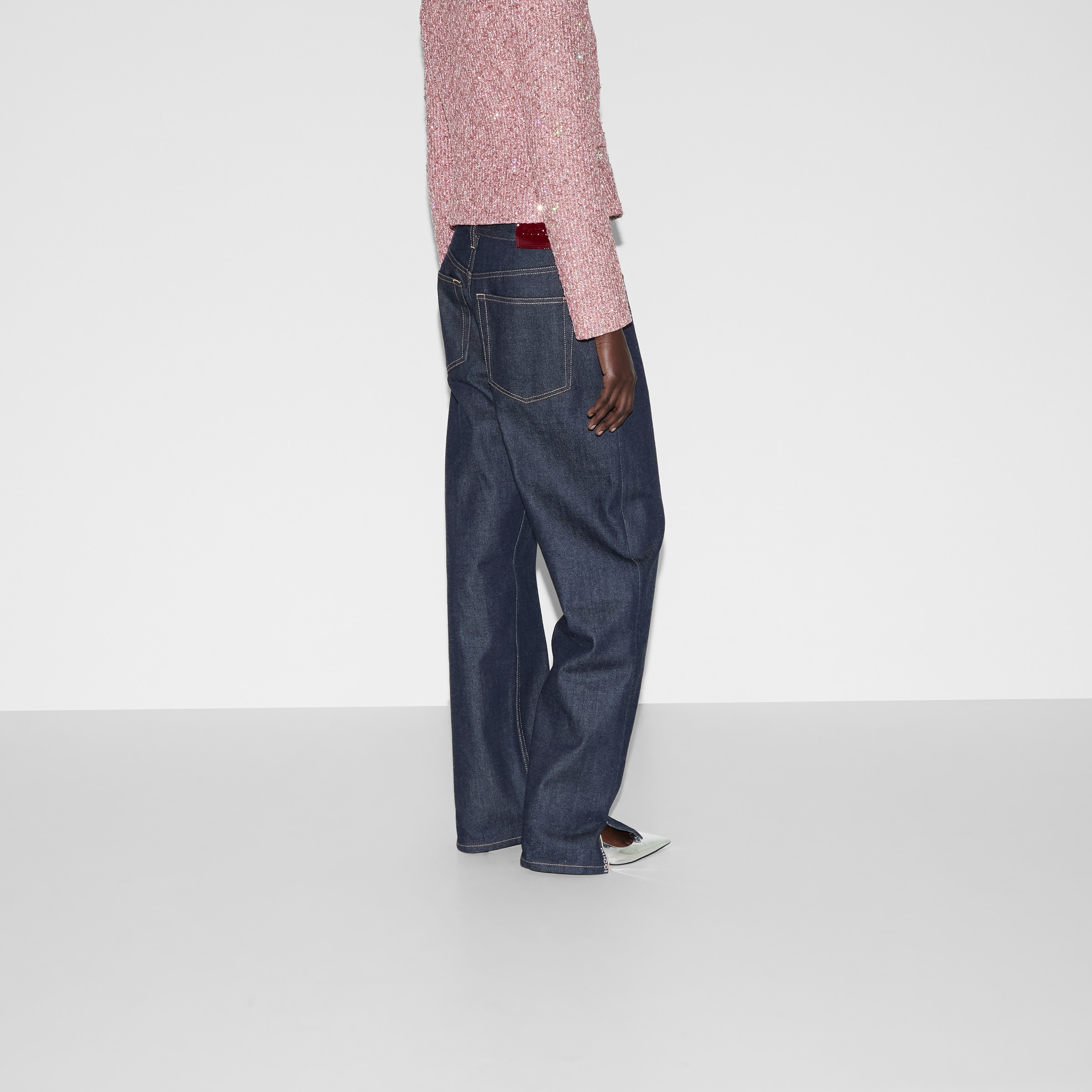 Boyfriend fit denim pant - 4