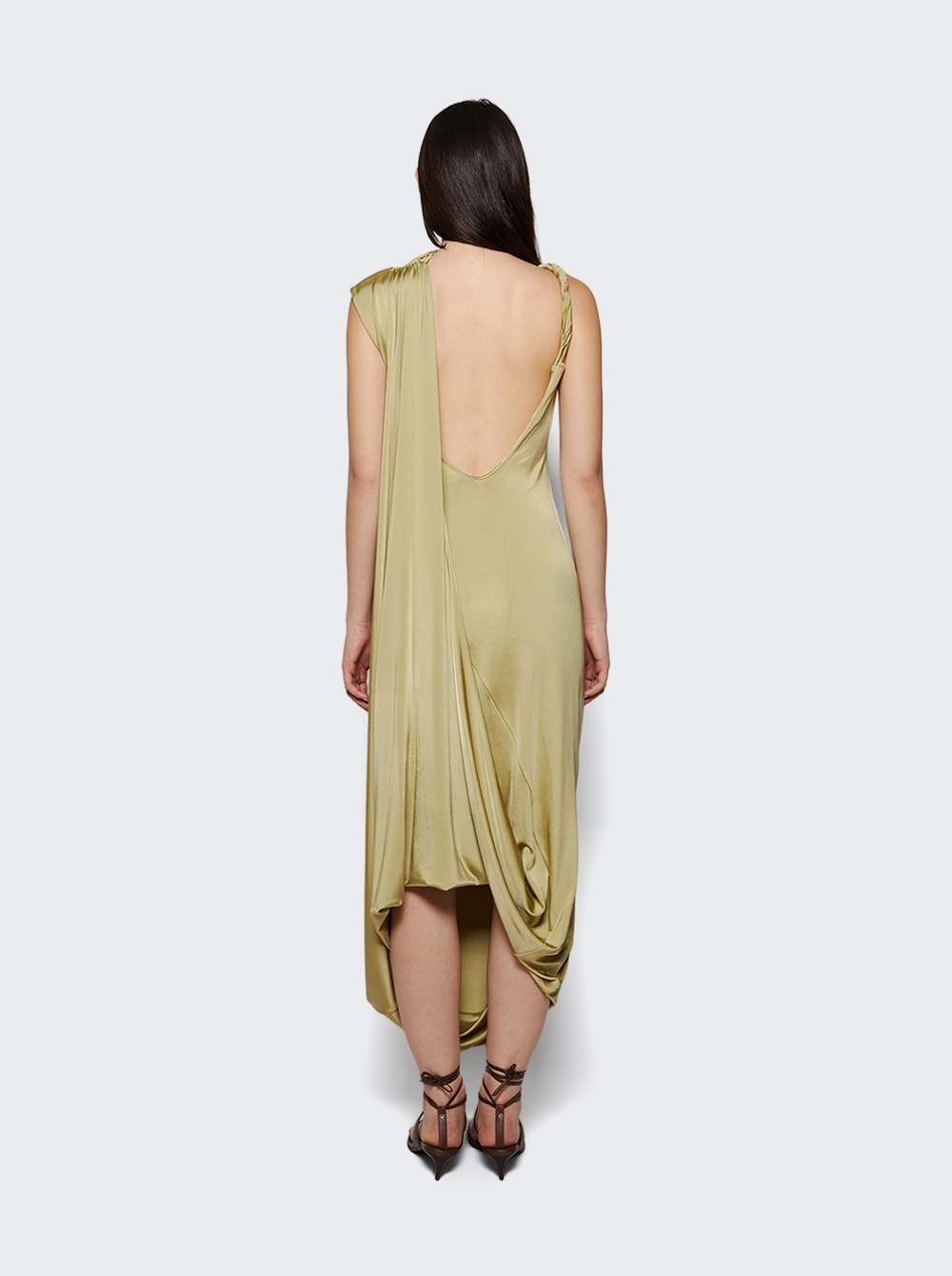 Sleeveless Midi Dress Pistachio - 4