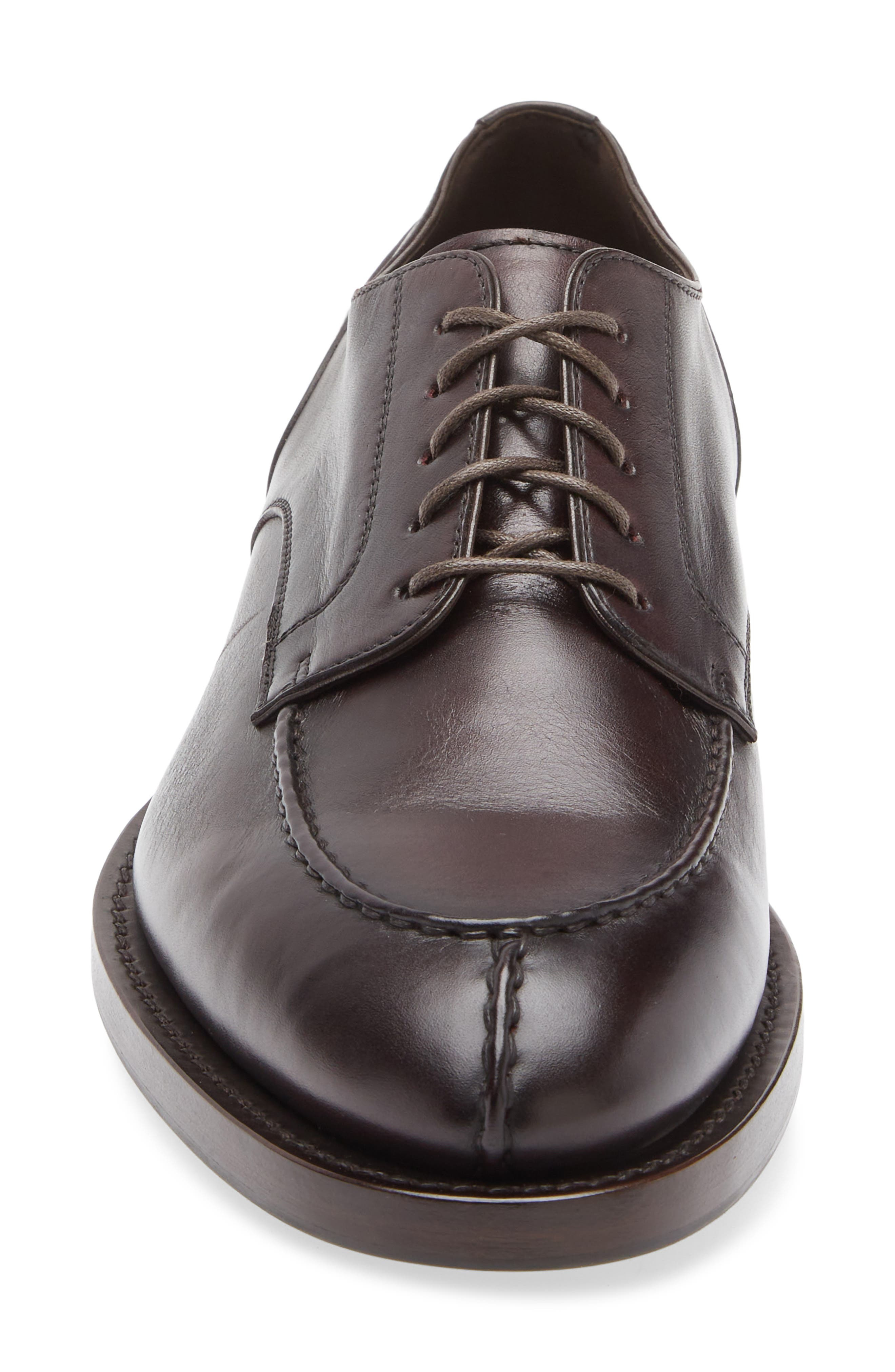 Brunello Cucinelli Apron Toe Derby in C4235 Dark Chili at Nordstrom - 4