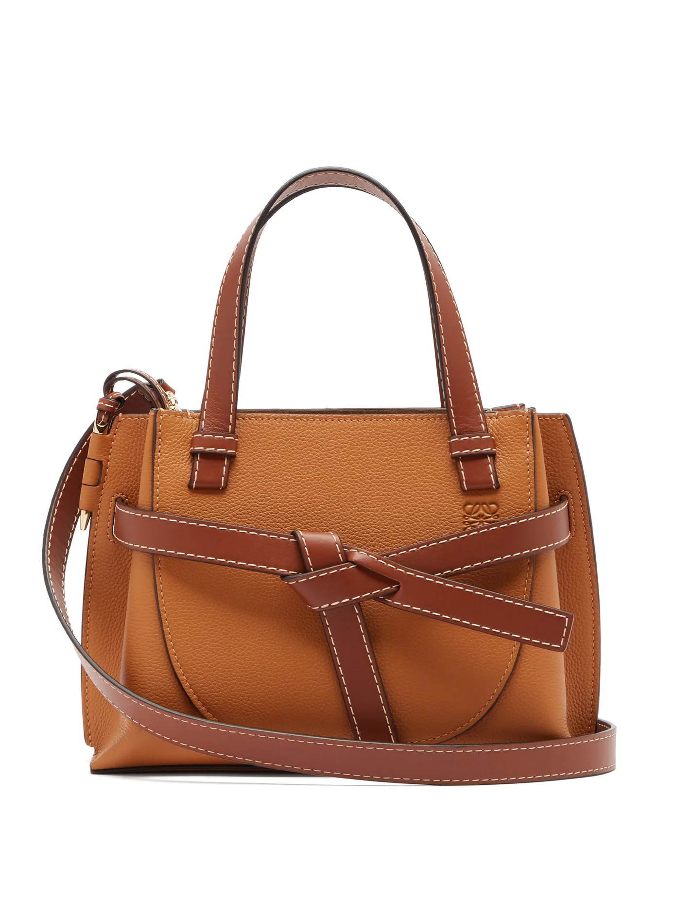 Gate mini leather tote bag - 1