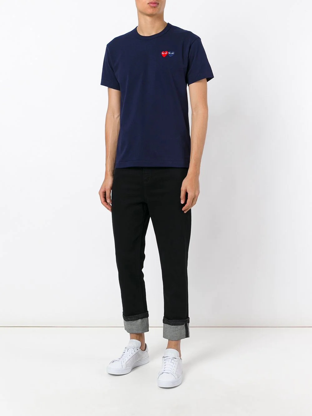 embroidered logo T-shirt - 2