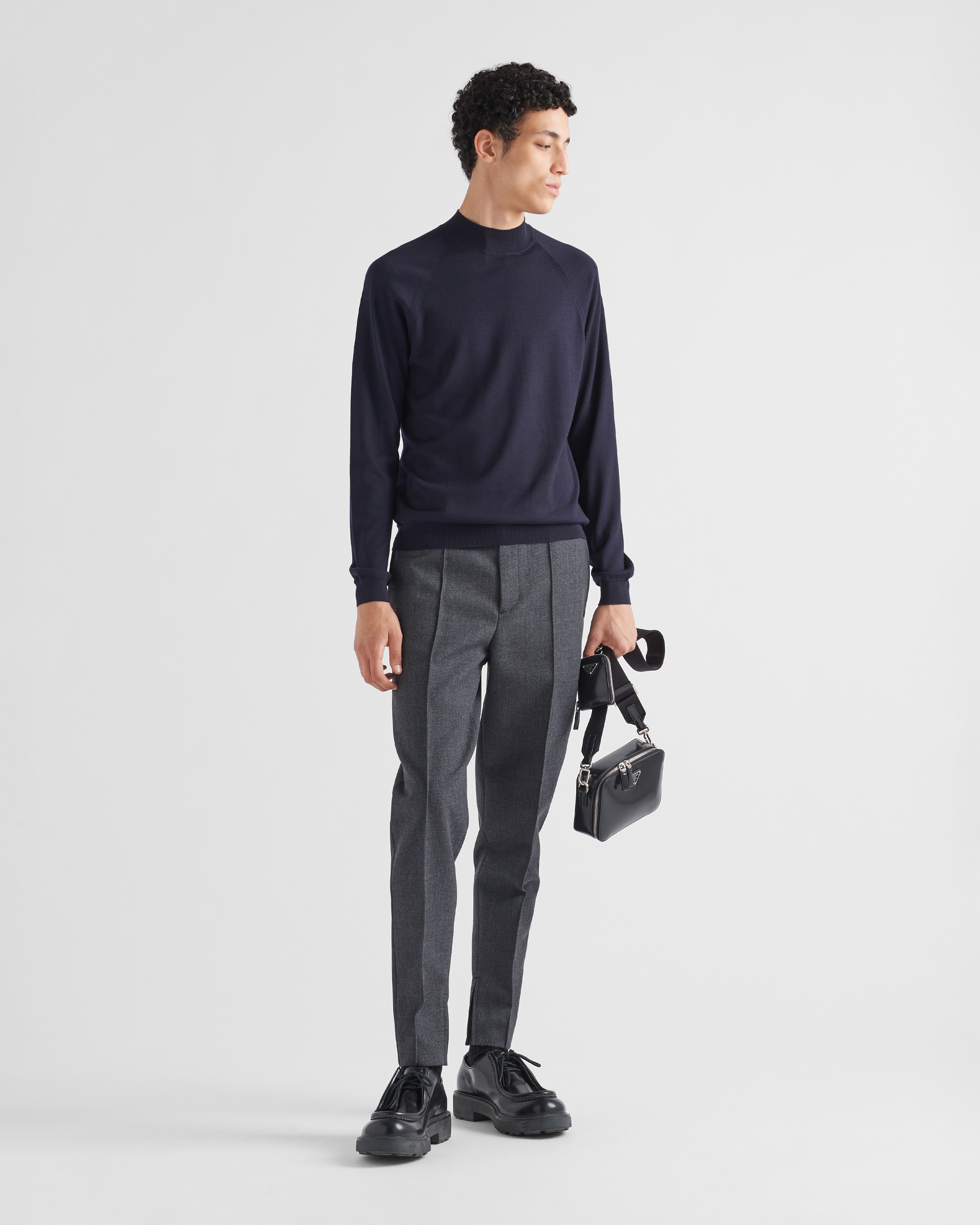 Worsted wool turtleneck sweater - 2