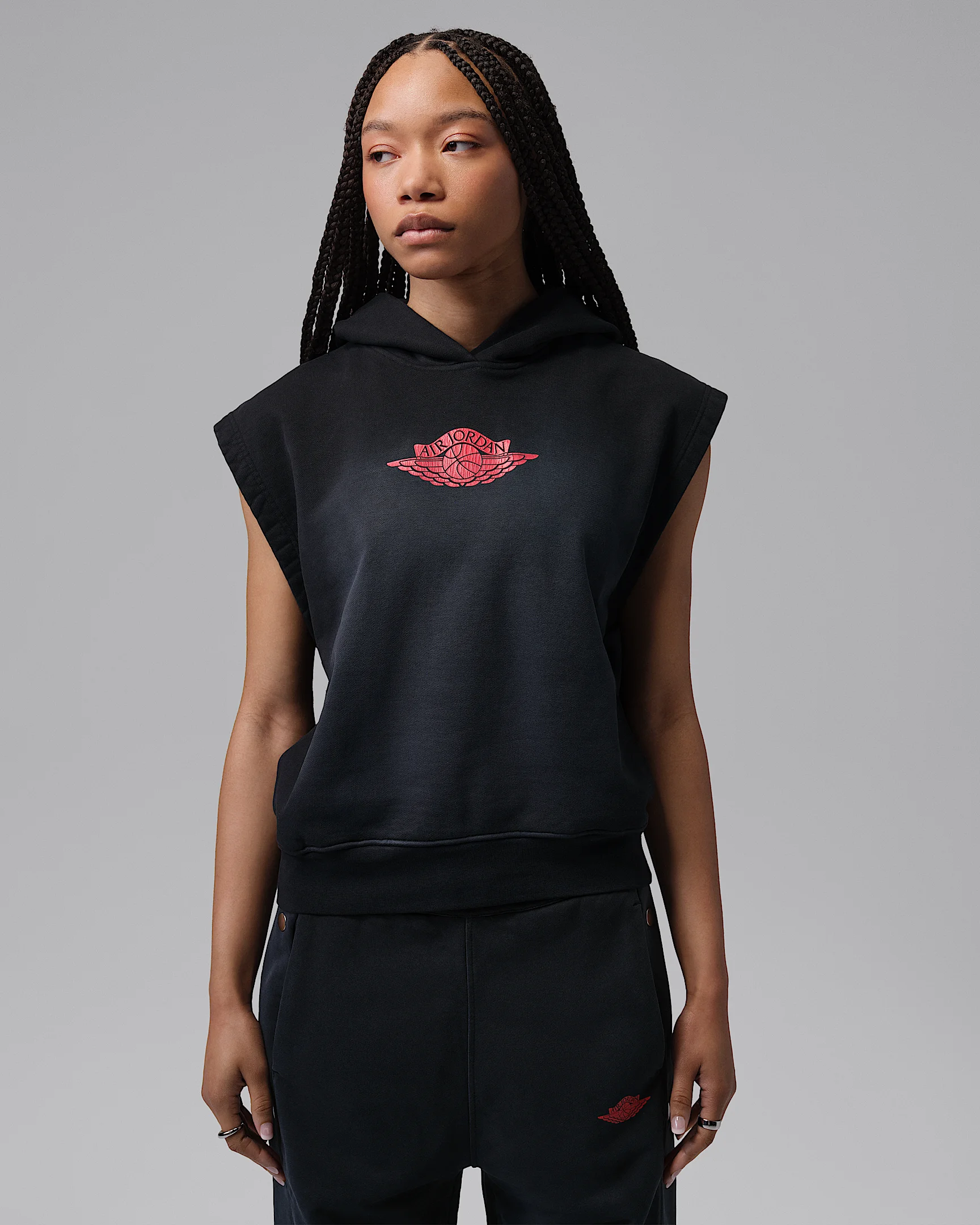 Jordan Flight Fleece Women's French Terry Short-Sleeve Hoodie - 1