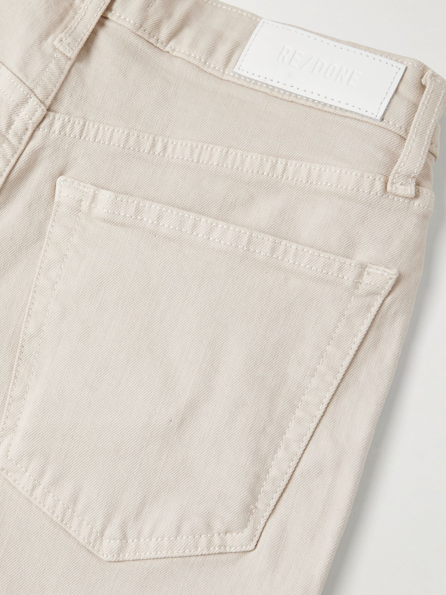 Cropped high-rise flared jeans Off-white - 6