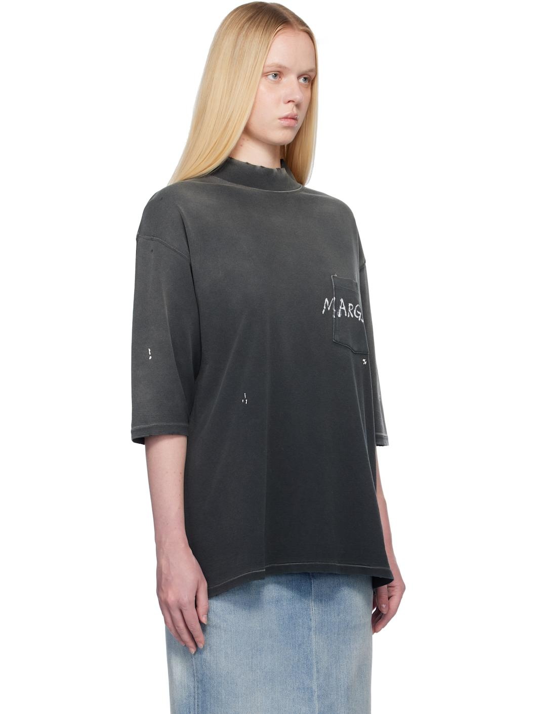 Gray Graffiti Logo T-shirt - 2