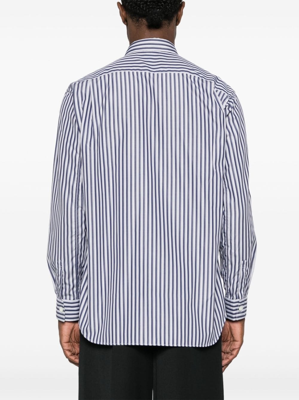 striped cotton shirt - 4