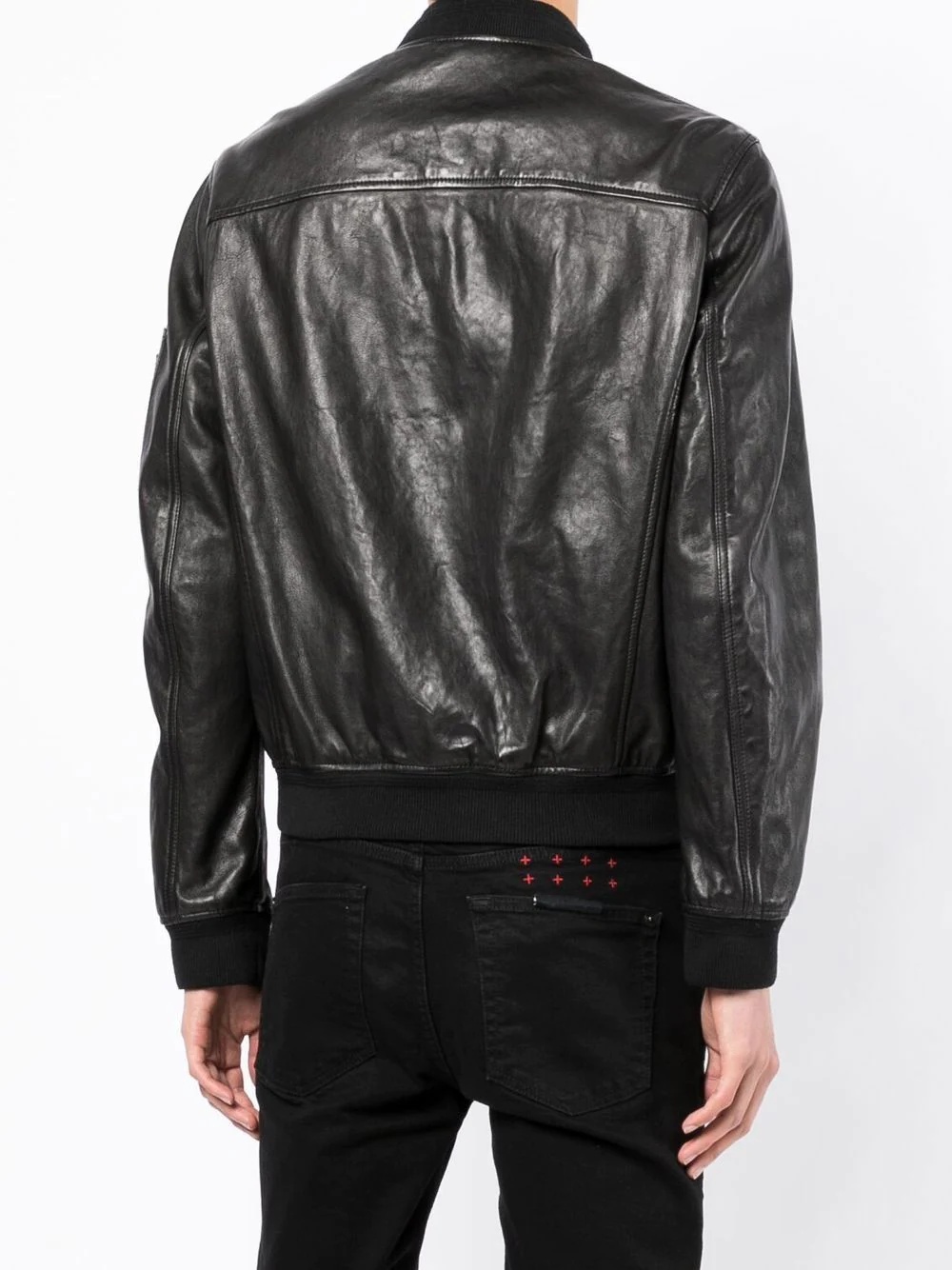 Finsbury leather bomber jacket - 4