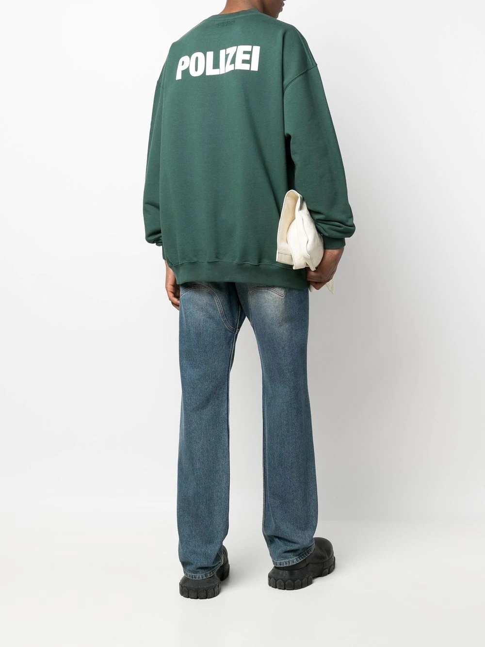 round neck sweatshirt - 2