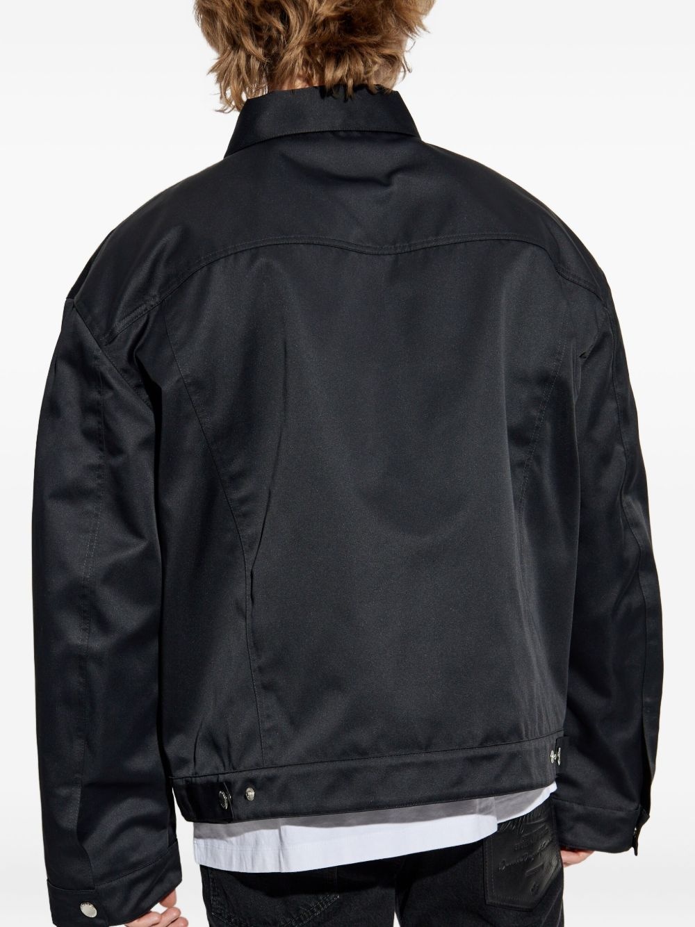 logo-tag jacket - 4