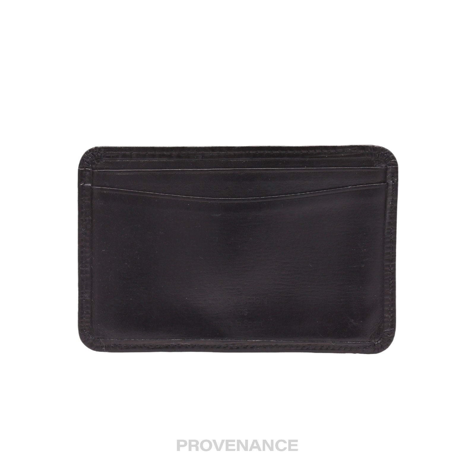 Louis Vuitton Card Holder Wallet - Black Epi Leather - 3