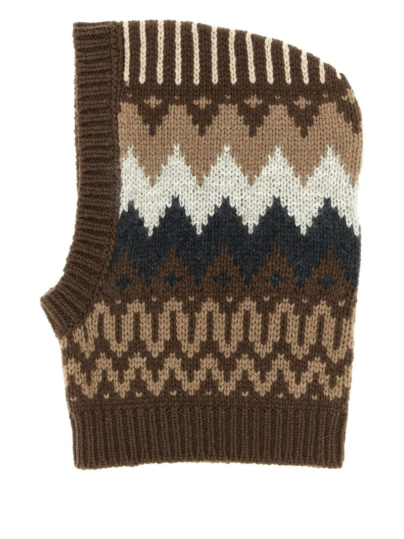 Brunello Cucinelli inlays sequin balaclava outlook