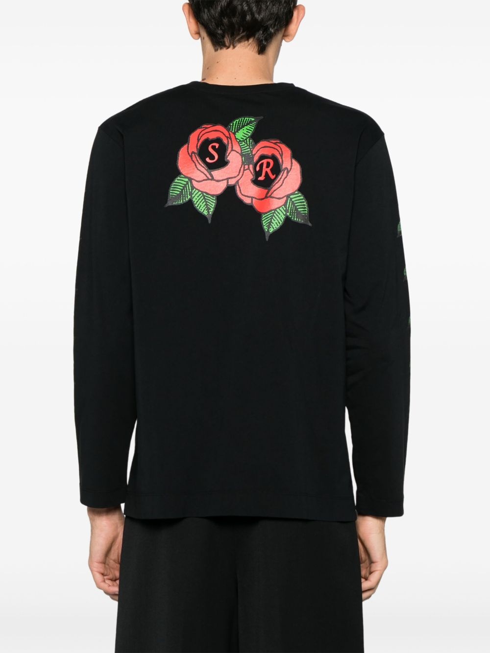 Cluster Rose Logo-print T-shirt - 3