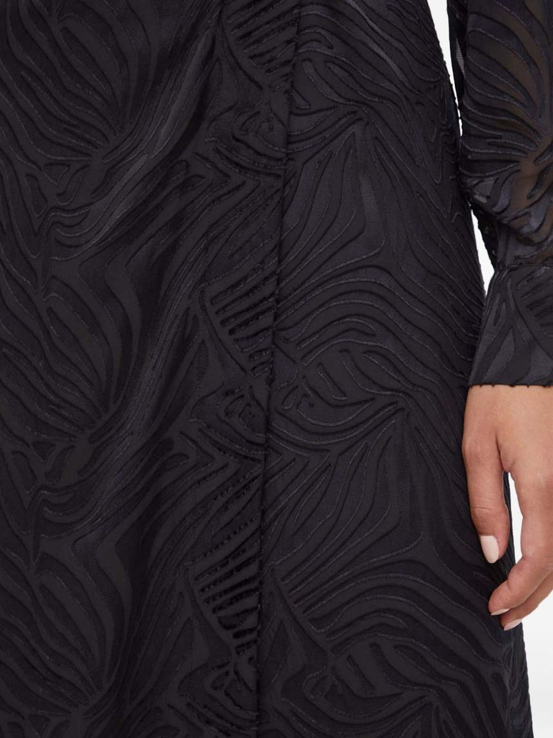 patterned wrap maxi dress 5