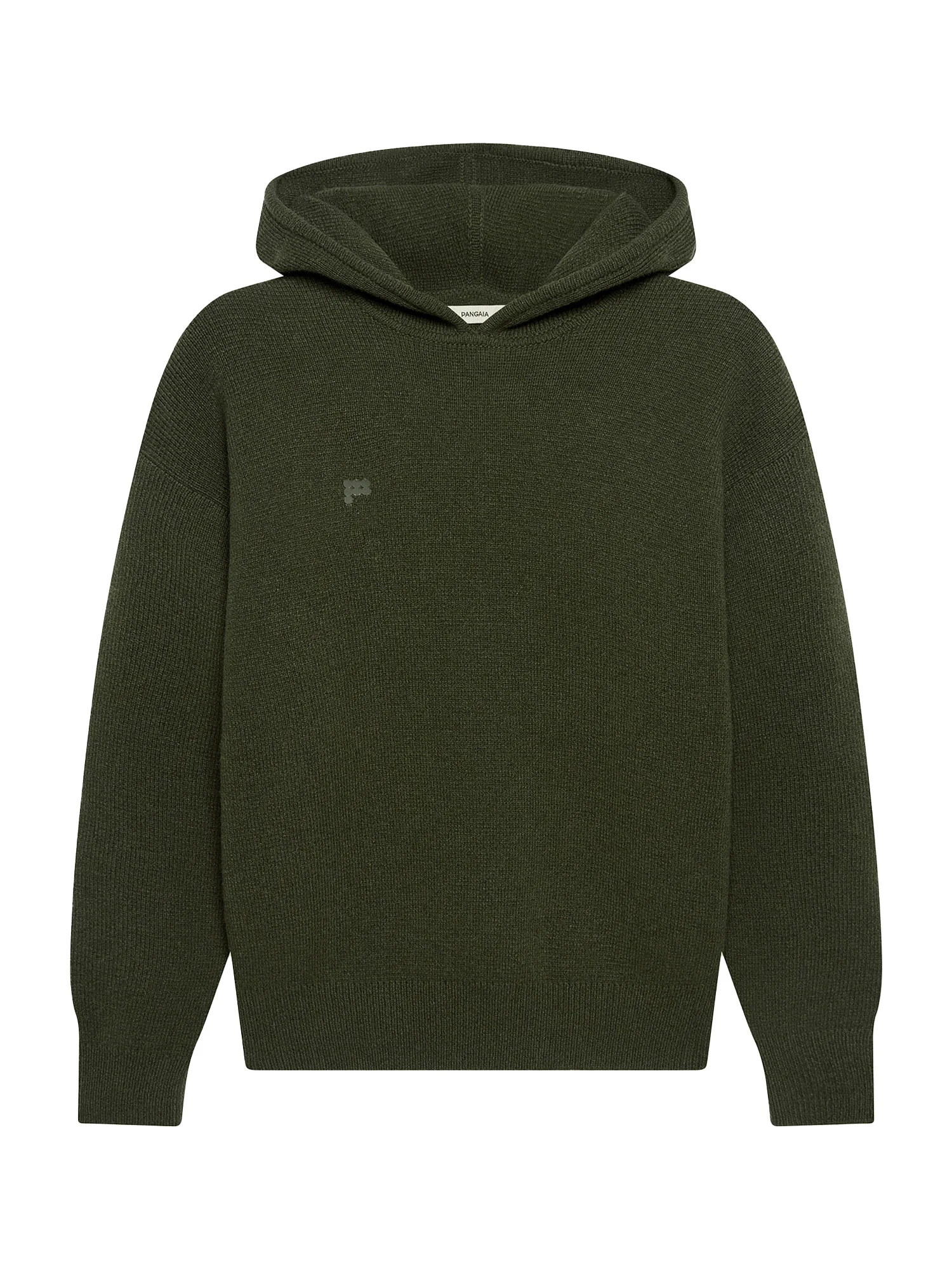 Mens Recycled Cashmere Hoodie - Rosemary Green - 1