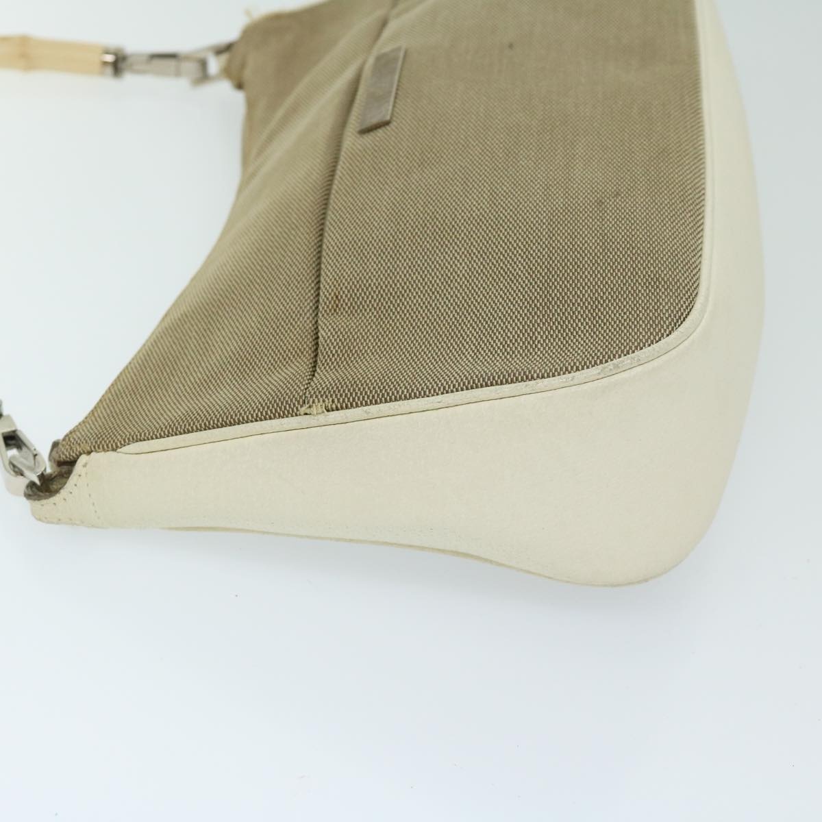 GUCCI Bamboo Hand Bag Canvas Beige 001 001 - 4