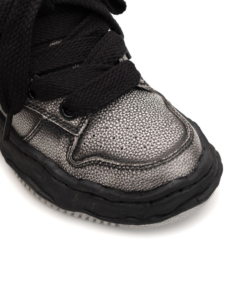 "WAYNE PUFFER" OG Sole Brushed Shrink Leather Low-top Sneaker 26