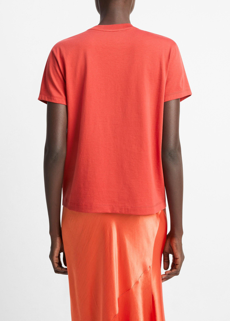 Vince Pima Cotton Crew Neck T-Shirt outlook