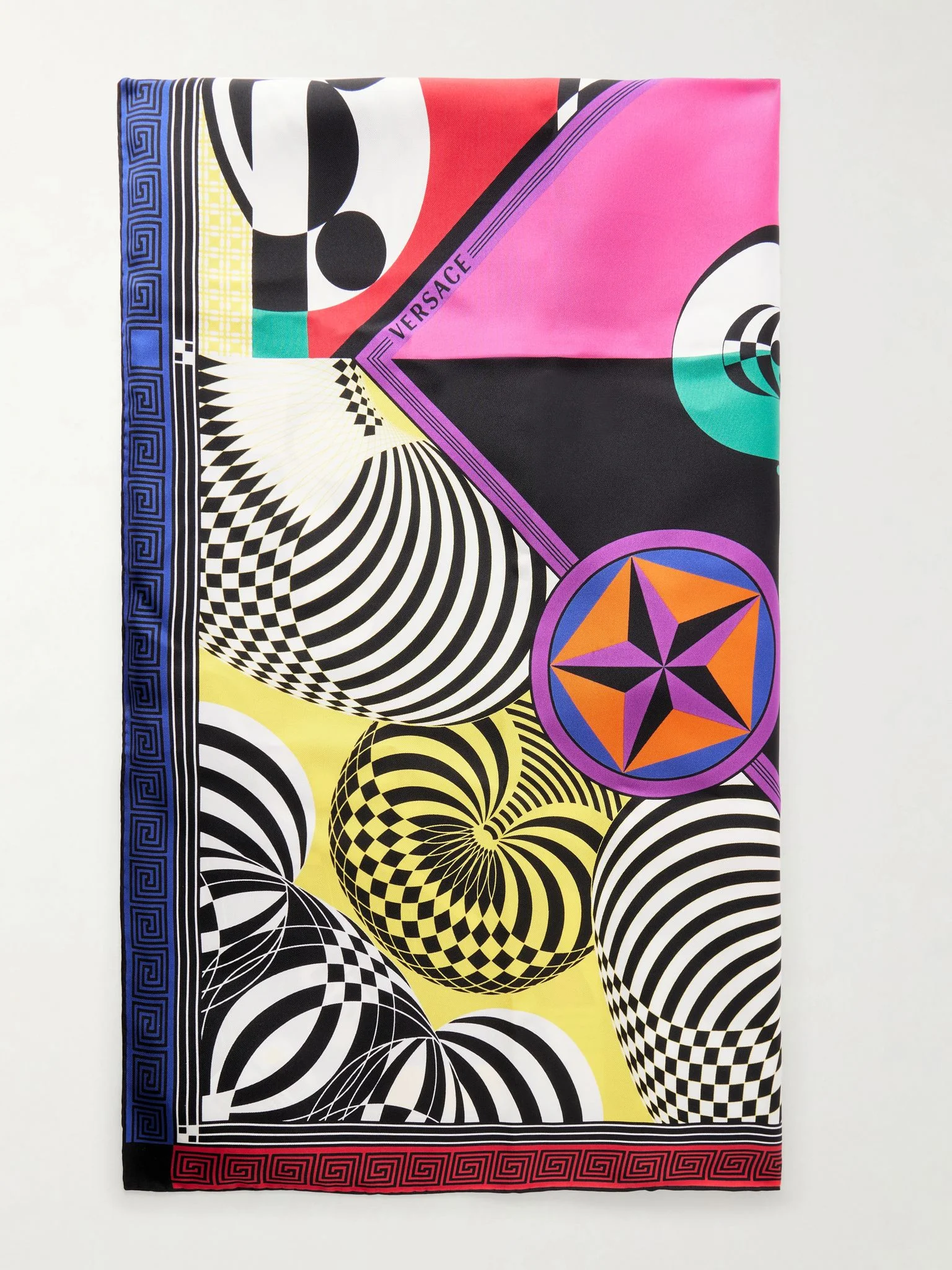 Medusa collage print silk foulard Multi - 1