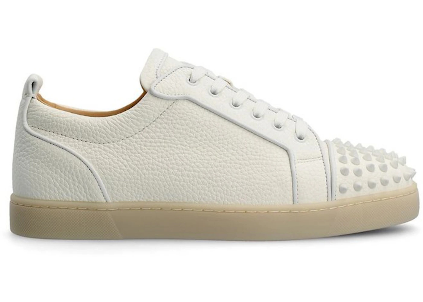Christian Louboutin Louis Junior Spikes Orlato White - 1