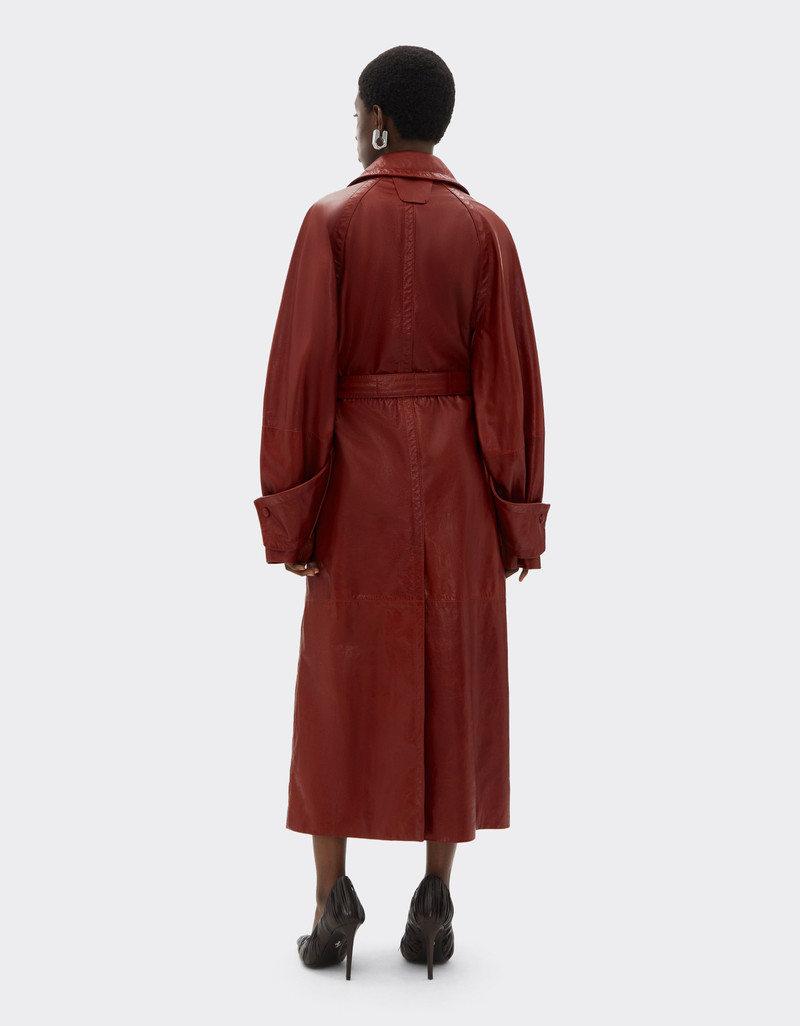 Waxed leather coat 4
