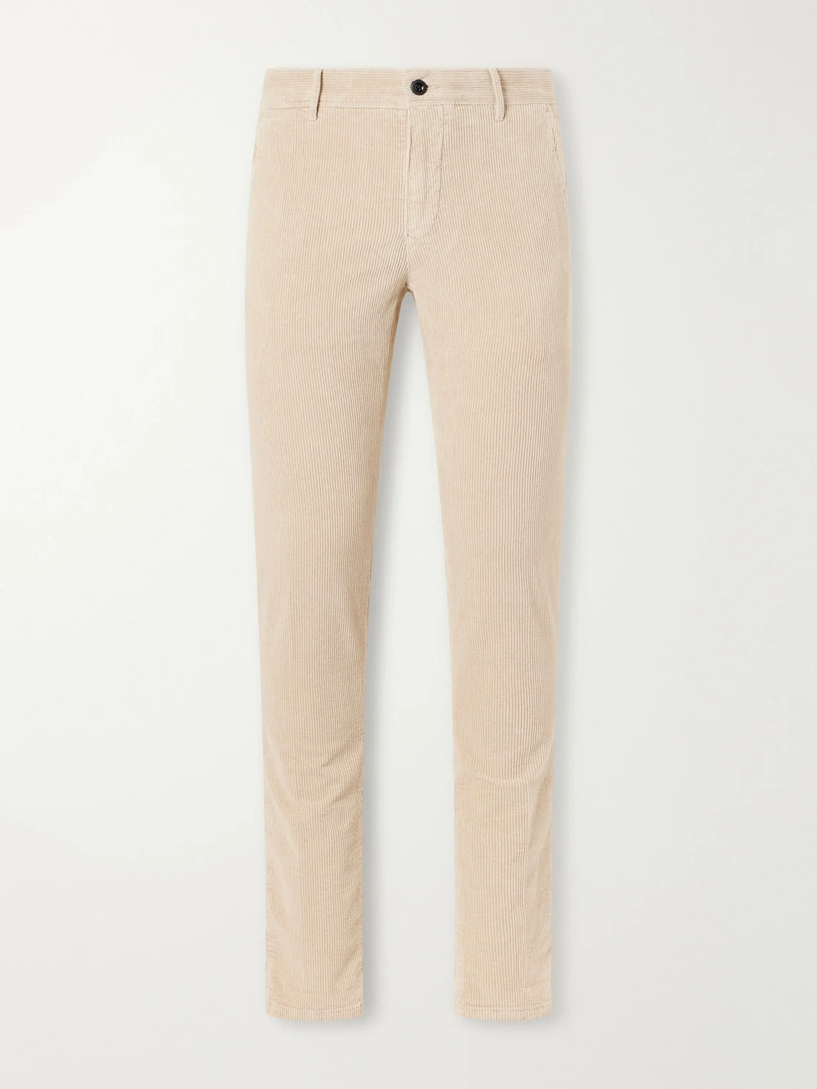 Straight-Leg Cotton-Blend Corduroy Trousers - 1