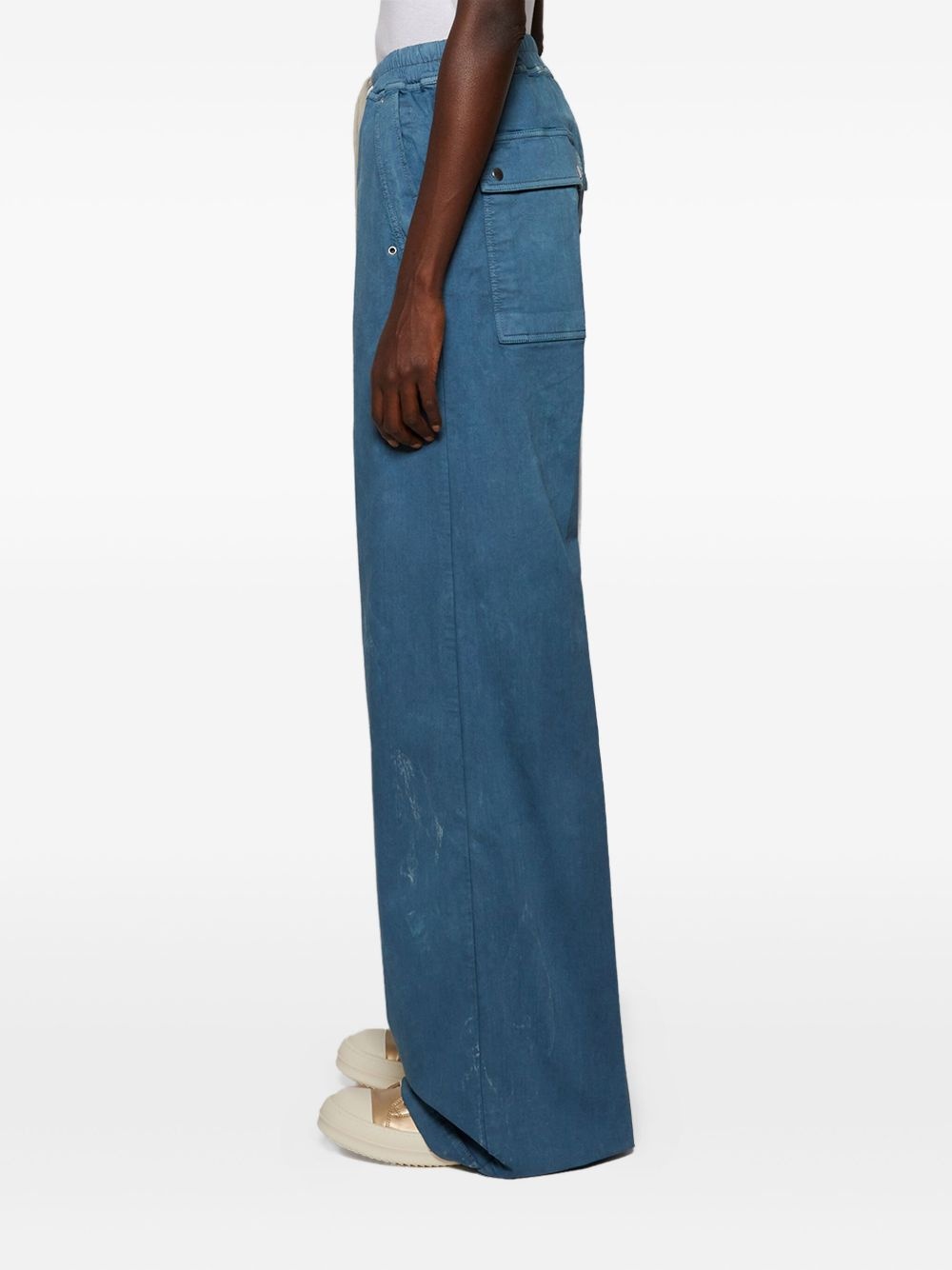 tie-dye flared jeans - 4